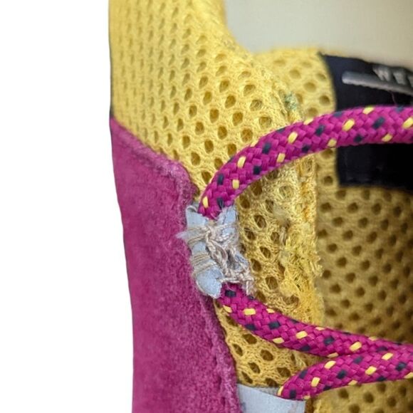 RARE Weekend MaxMara Womens 6.5 Colorful Fashion Sneakers Suede & Mesh Lace Up - Picture 12 of 13